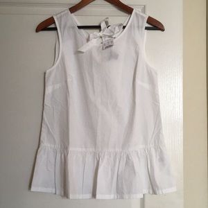 J Crew Factory white top